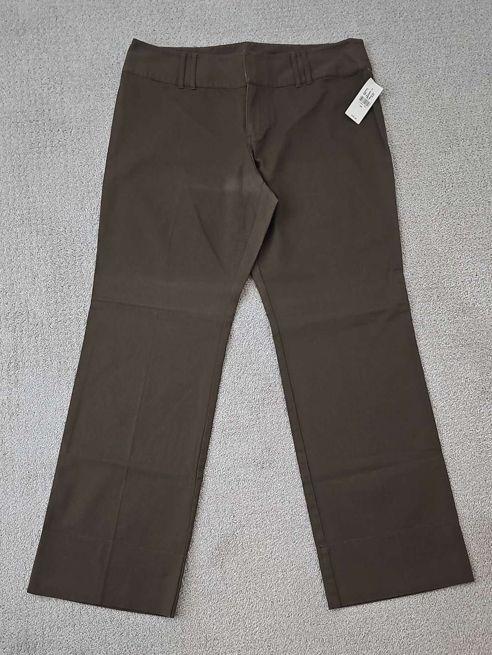 GAP Vintage Y2K Sadie Bootcut Trouser Pants Brown 16R NWT